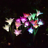 Solar Garden Flower Lights