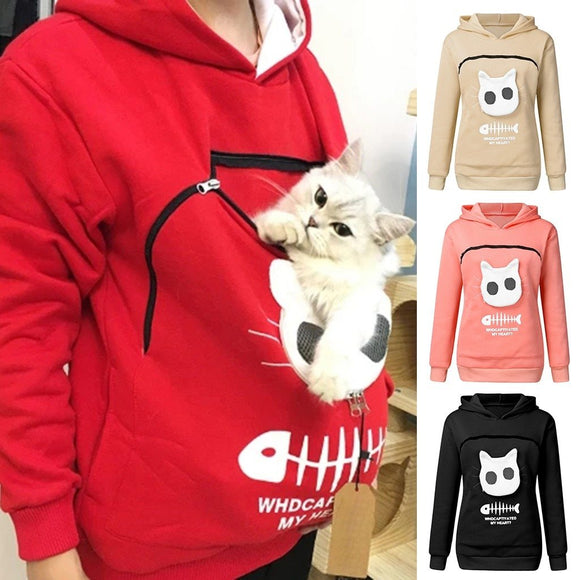 Animal Pouch Hoodie