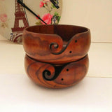 Handmade Wooden Yarn Bowl